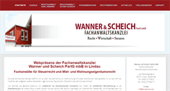 Desktop Screenshot of fachanwalt-steuerrecht-lindau.de