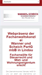 Mobile Screenshot of fachanwalt-steuerrecht-lindau.de